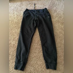 Women’s black Champion joggers